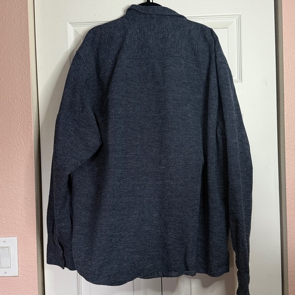 Dickies Navy Textured Heavyweight Shirt size 3x - Picture 7 of 8